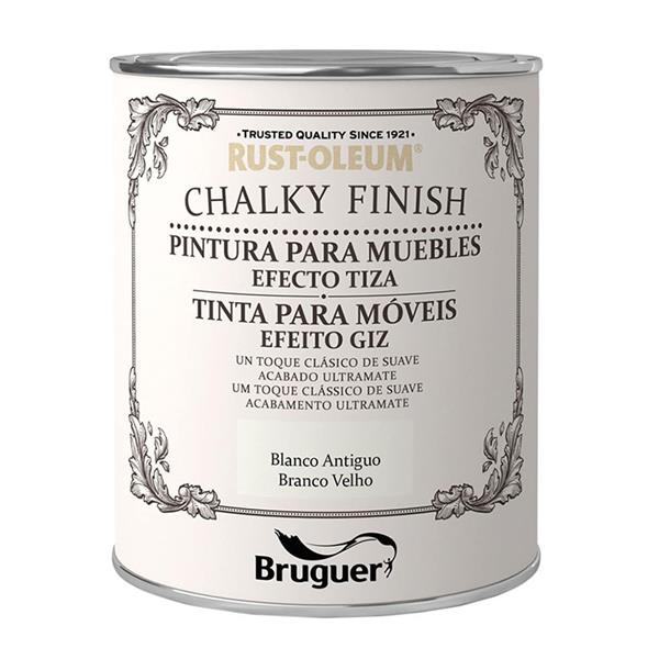 PINTURA RD CHALKY MUEBLES BLANCO ANTIGUO 0,75 L BRUGUER