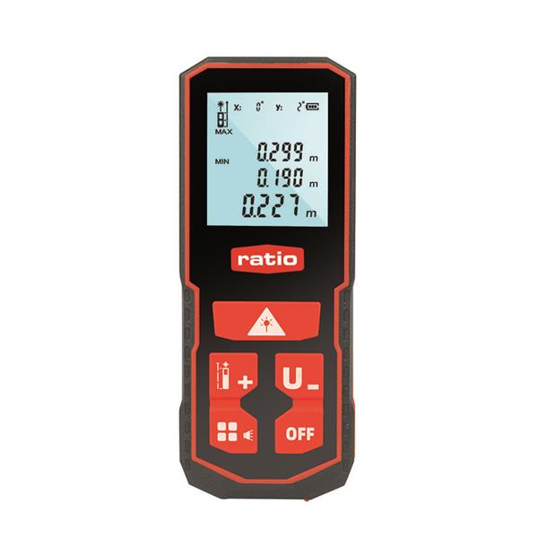 Medidor laser RLM120. Haz verde. RATIO