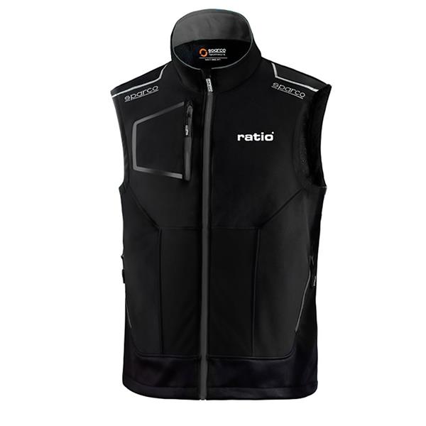 Chaleco gris/negro talla m